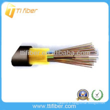 Force non métallique Câble de fibre extérieur GYFTA53 sans blindage